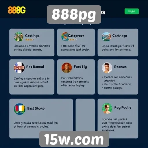 Avaliação das funcionalidades do site 888pg